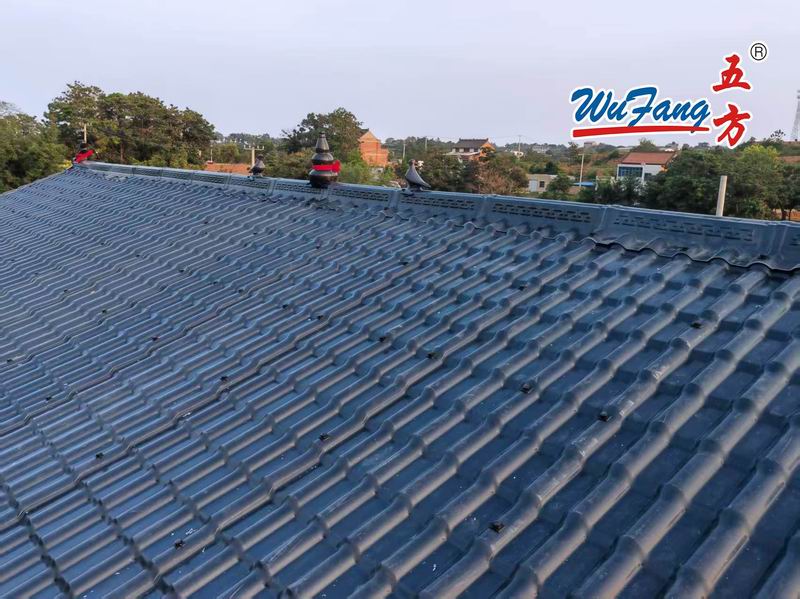 合成樹(shù)脂瓦安裝案例